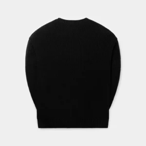 Black Band Knit Sweater